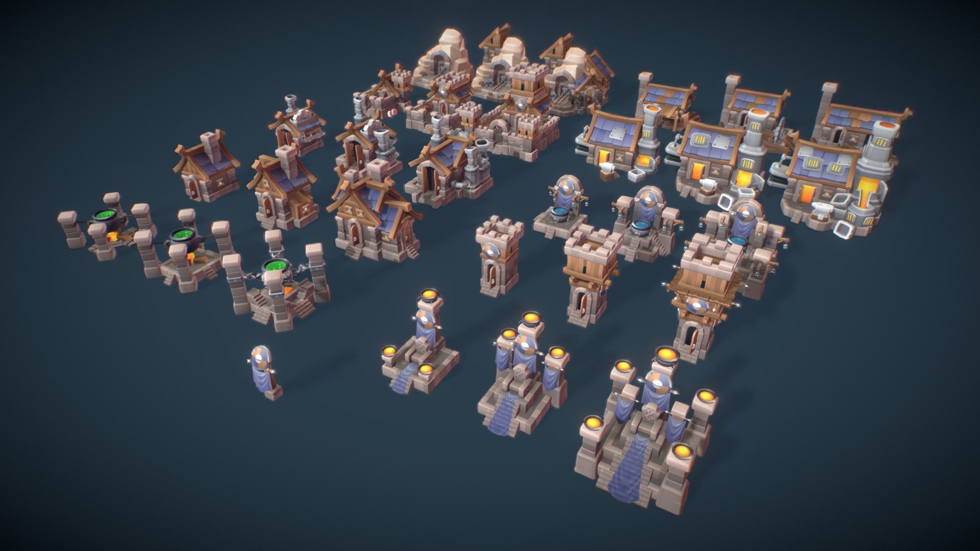 Human RTS Building Set - Proto Series | Fab