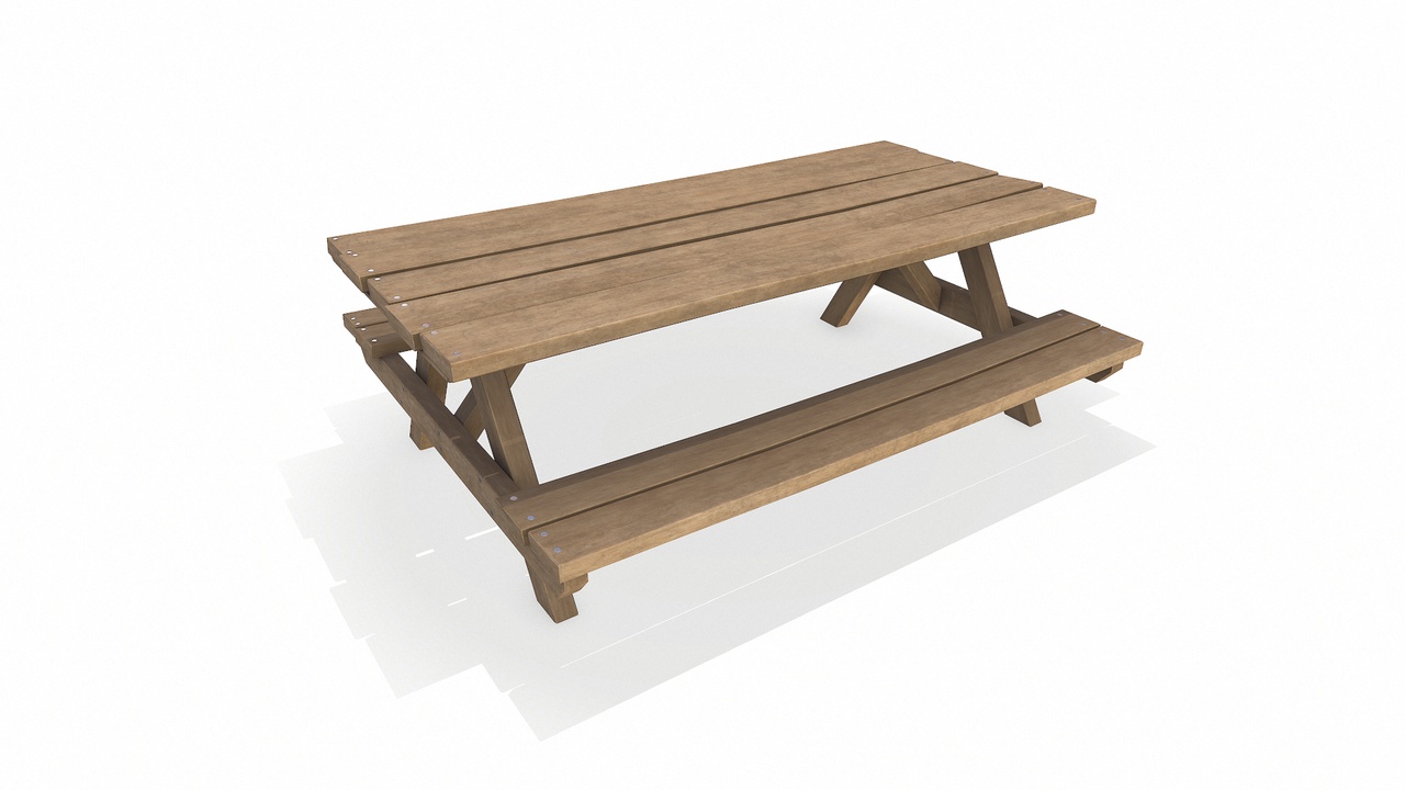 Media 1 for listing Picnic Table Low-poly PBR