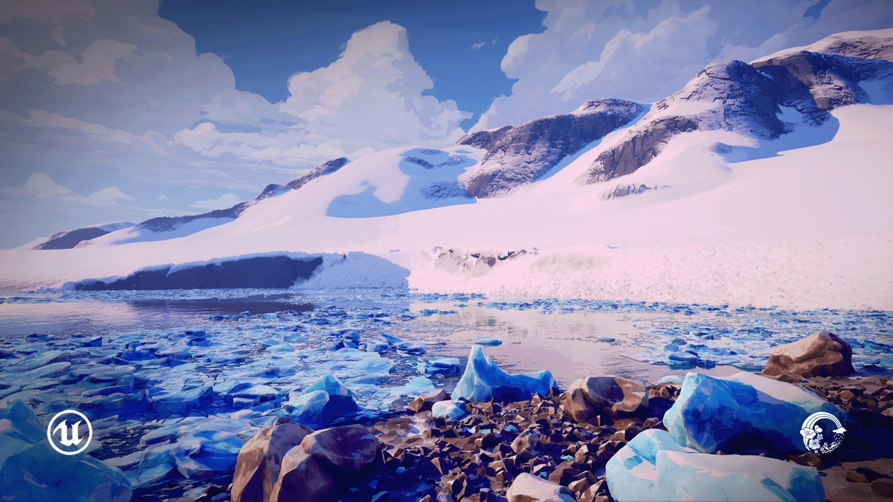 Media 1 for listing Arctic Landscape Stylized