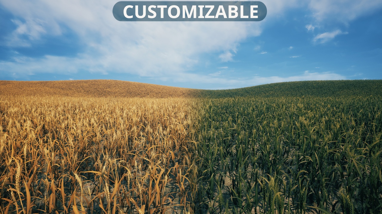 Nanite Foliage - Wheat Field