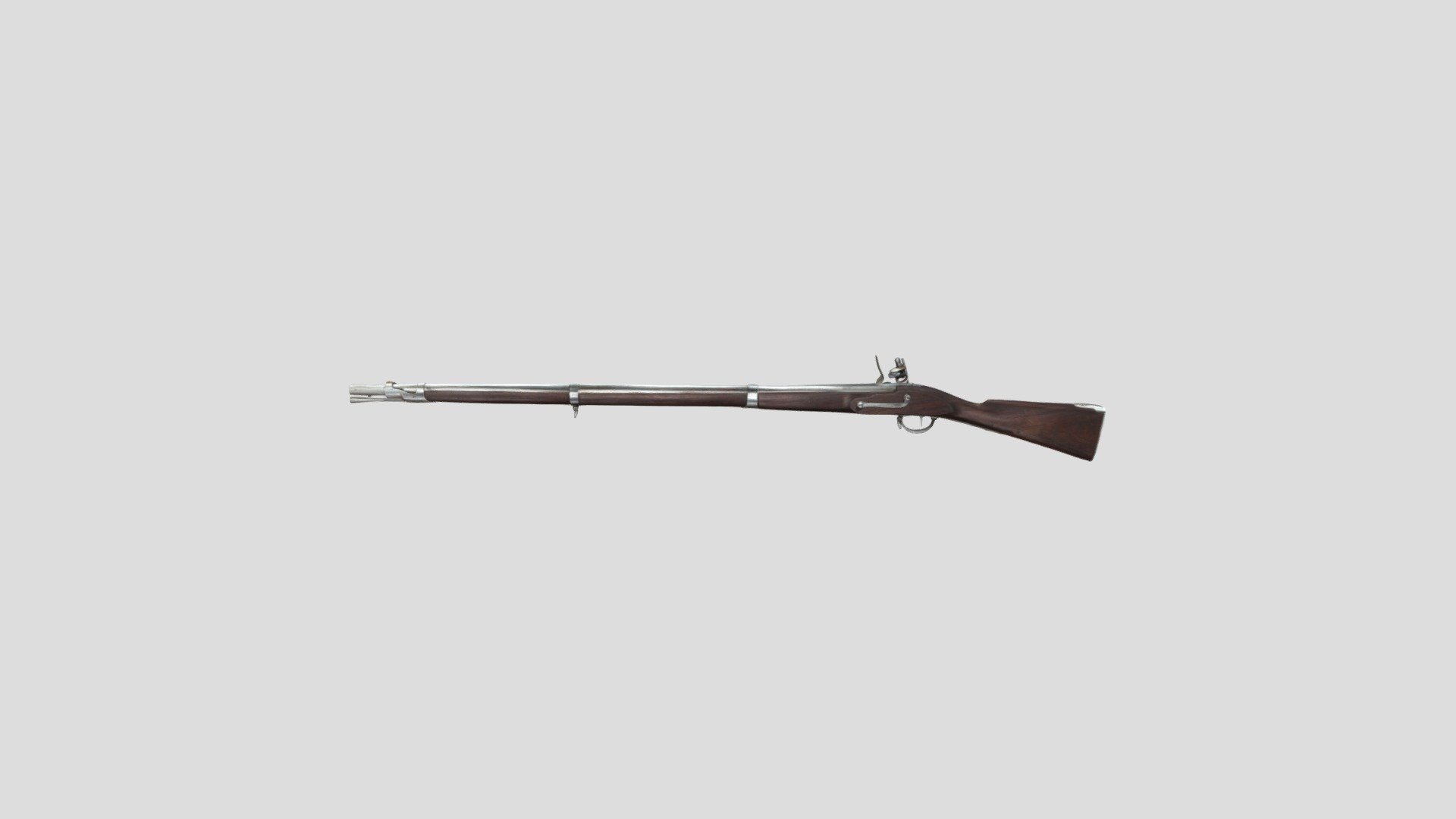 Rifle 3D Scan Data Quad Mesh Textured | Fab