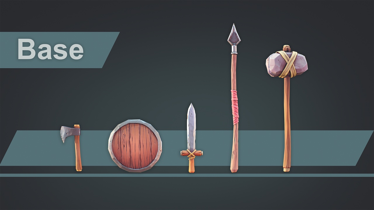 Media 1 for listing Stylized Weapons