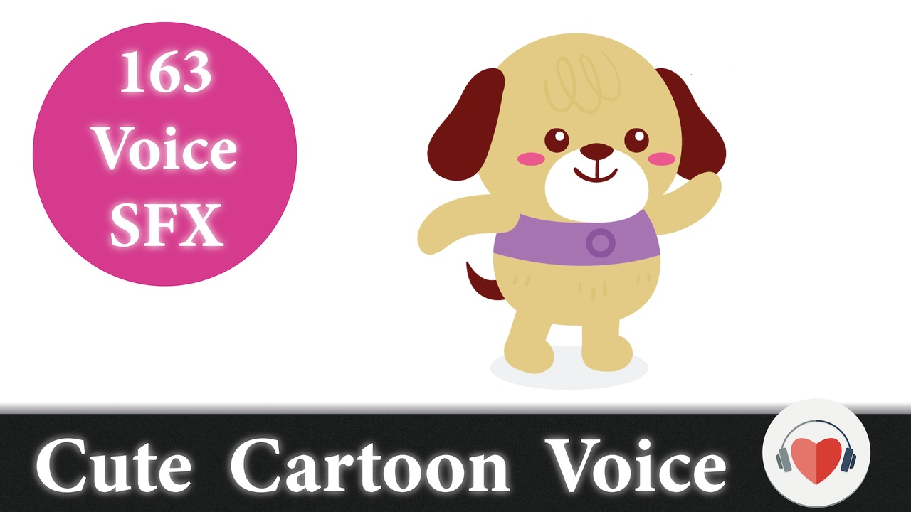 Media 1 for listing Cute Cartoon Voice Pack
