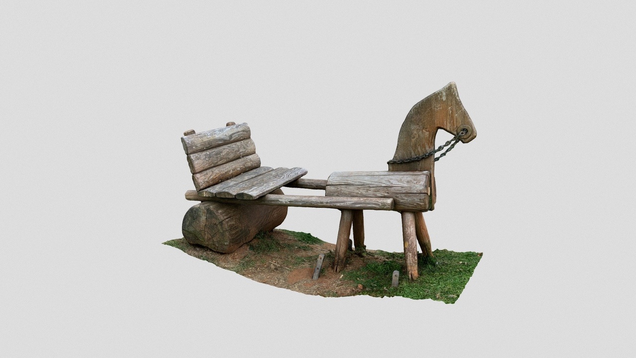 Media 1 for listing Wooden Horse Carriage