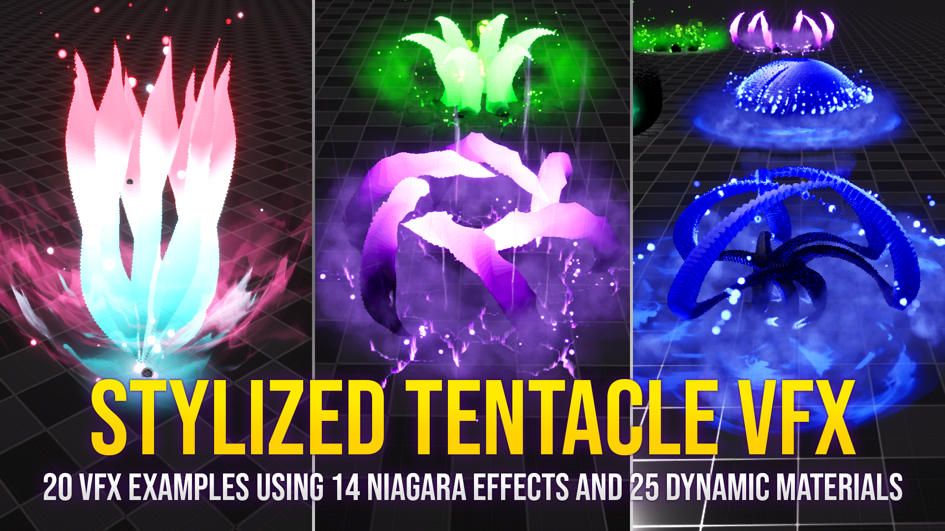 Stylized Tentacle VFX Pack | Fab