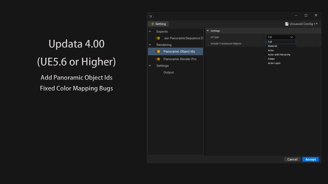 Media 1 for listing Panoramic Render Pass