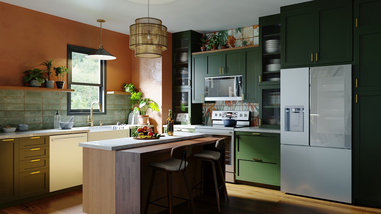 Media 1 for listing Random Scene 01 - Tropical Kitchen