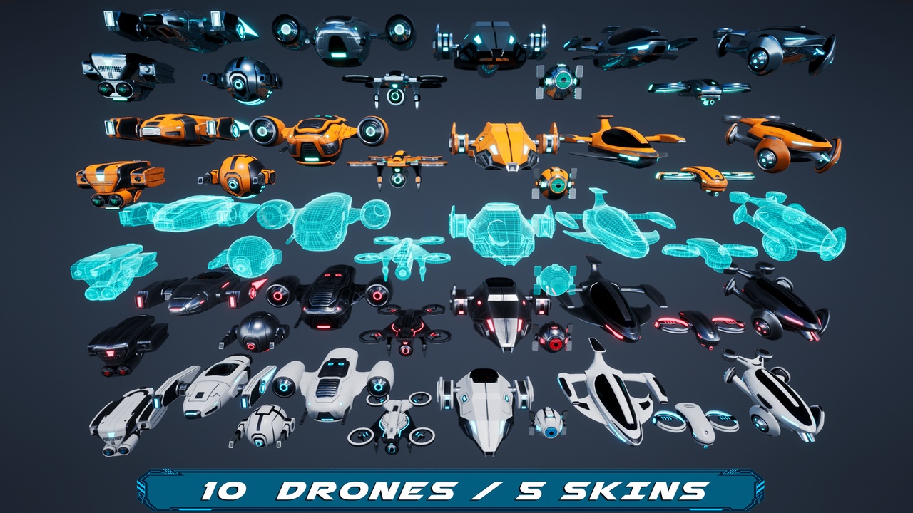 Media 1 for listing SciFi Drones