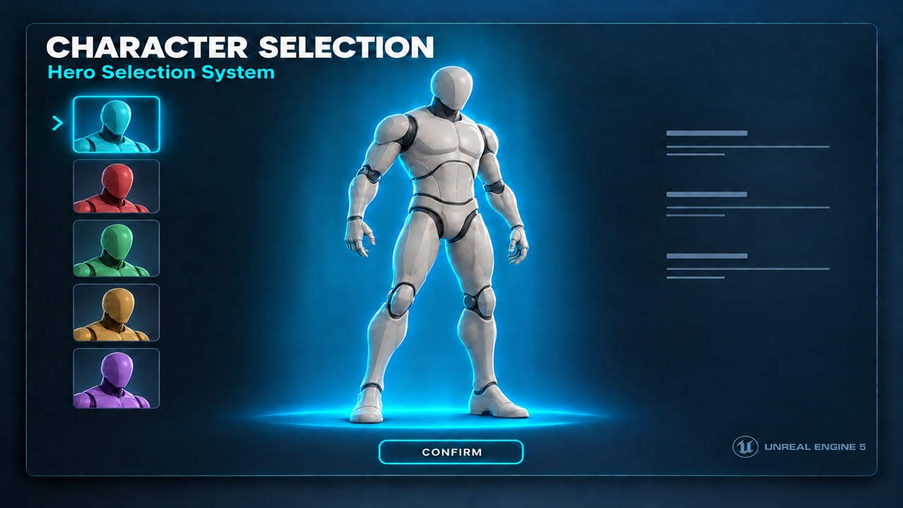 Media 1 for listing Character Selection System