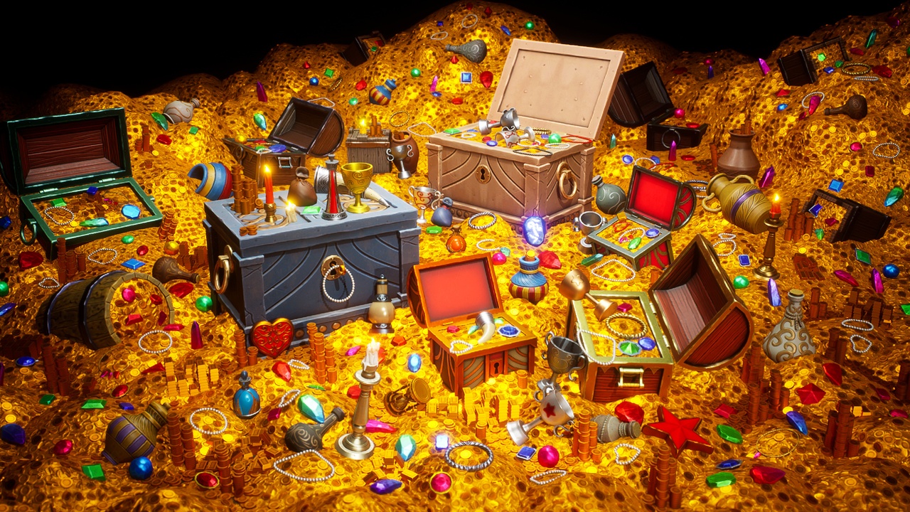 Media 1 for listing STYLIZED - Fantasy Loots Pack