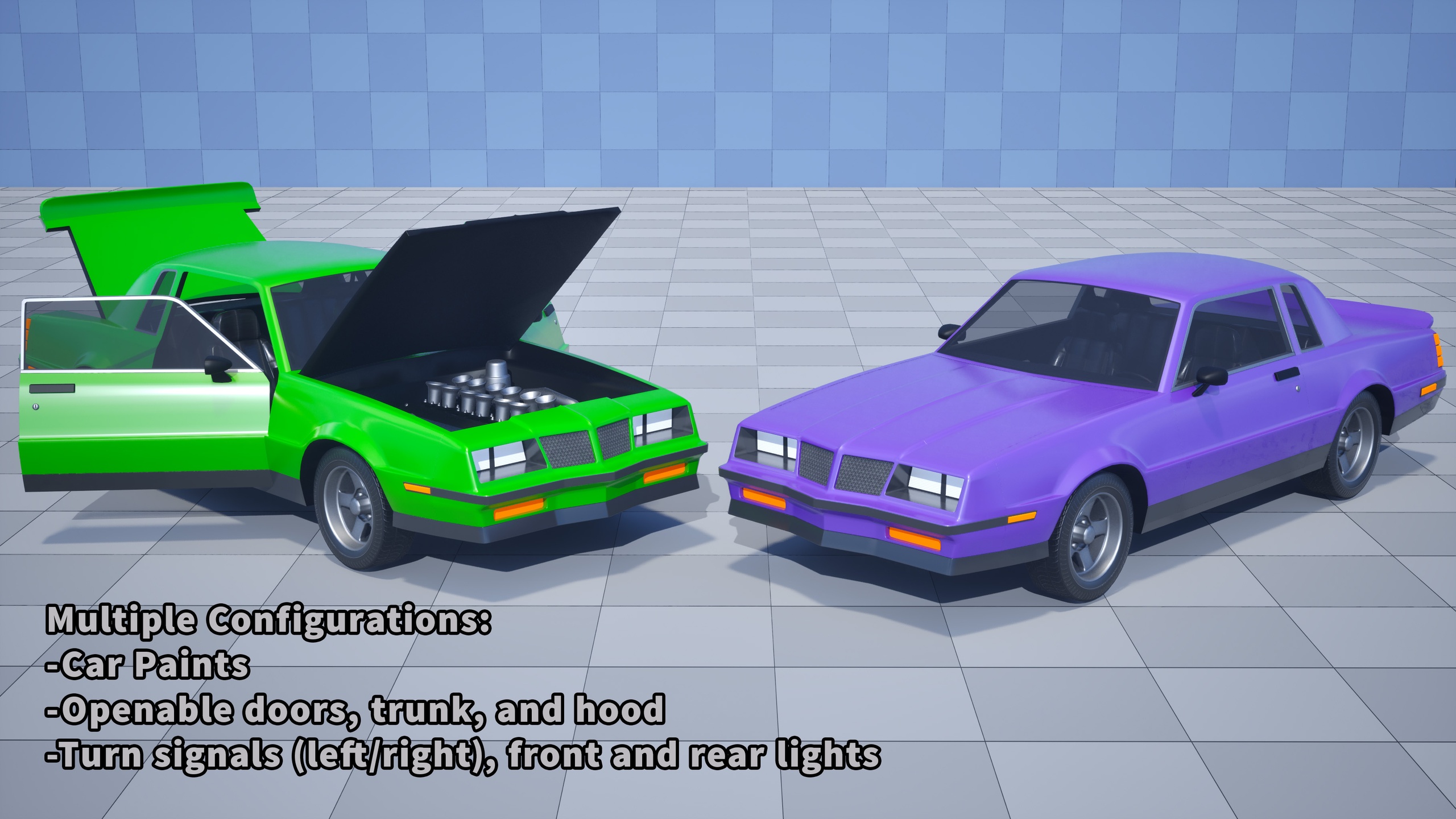 Media 1 for listing Stylized Drivable Vehicles - Coupe Car "Dynamo"