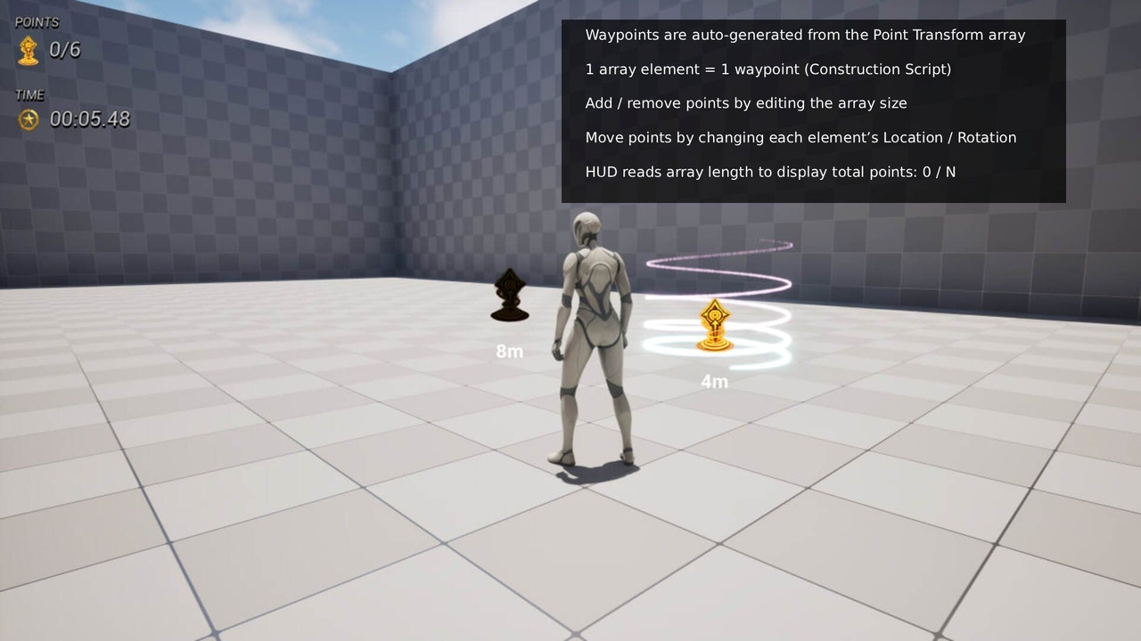 Waypoint Time Trial – Checkpoint Race System | Fab