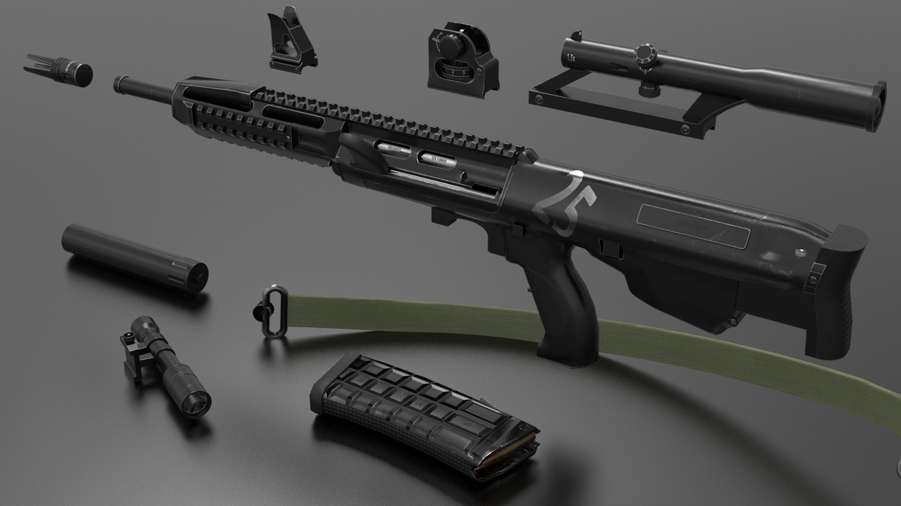 Media 1 for listing AGX Bullpup Tactical Rifle (Fps - Tps)