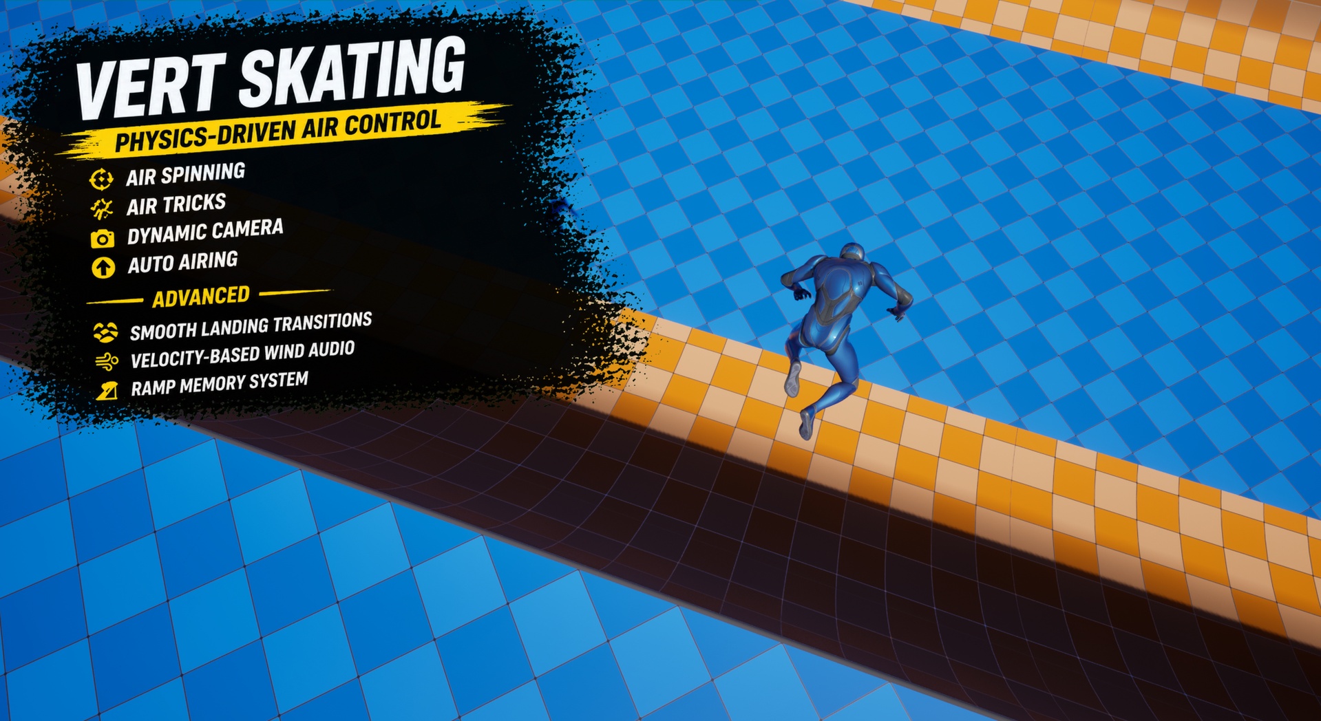 Media 1 for listing Epic Grinding & Skating Framework - Grinding & Extreme Sports Gameplay System