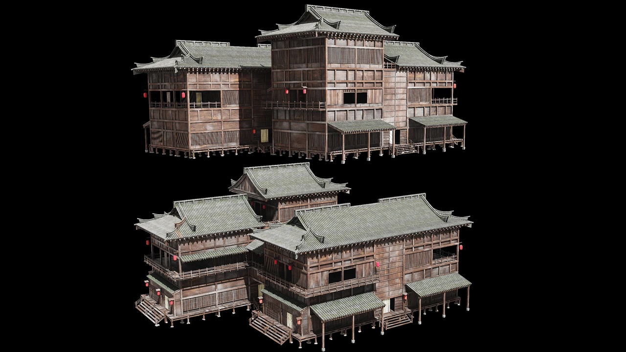 Media 1 for listing Chinese old wood building