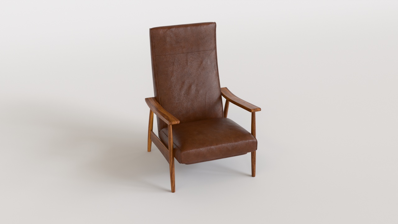 Media 1 for listing Milo Baughman Recliner 74 Chair