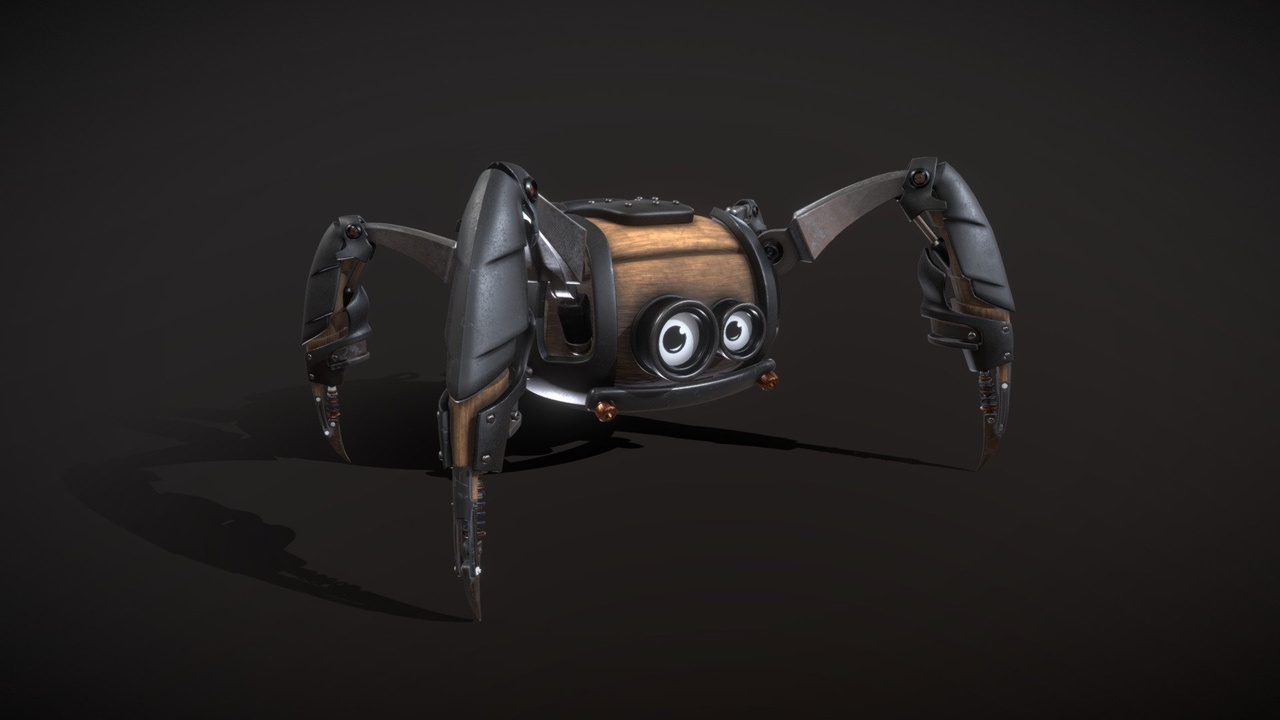 Media 1 for listing Steampunk Robot Spider