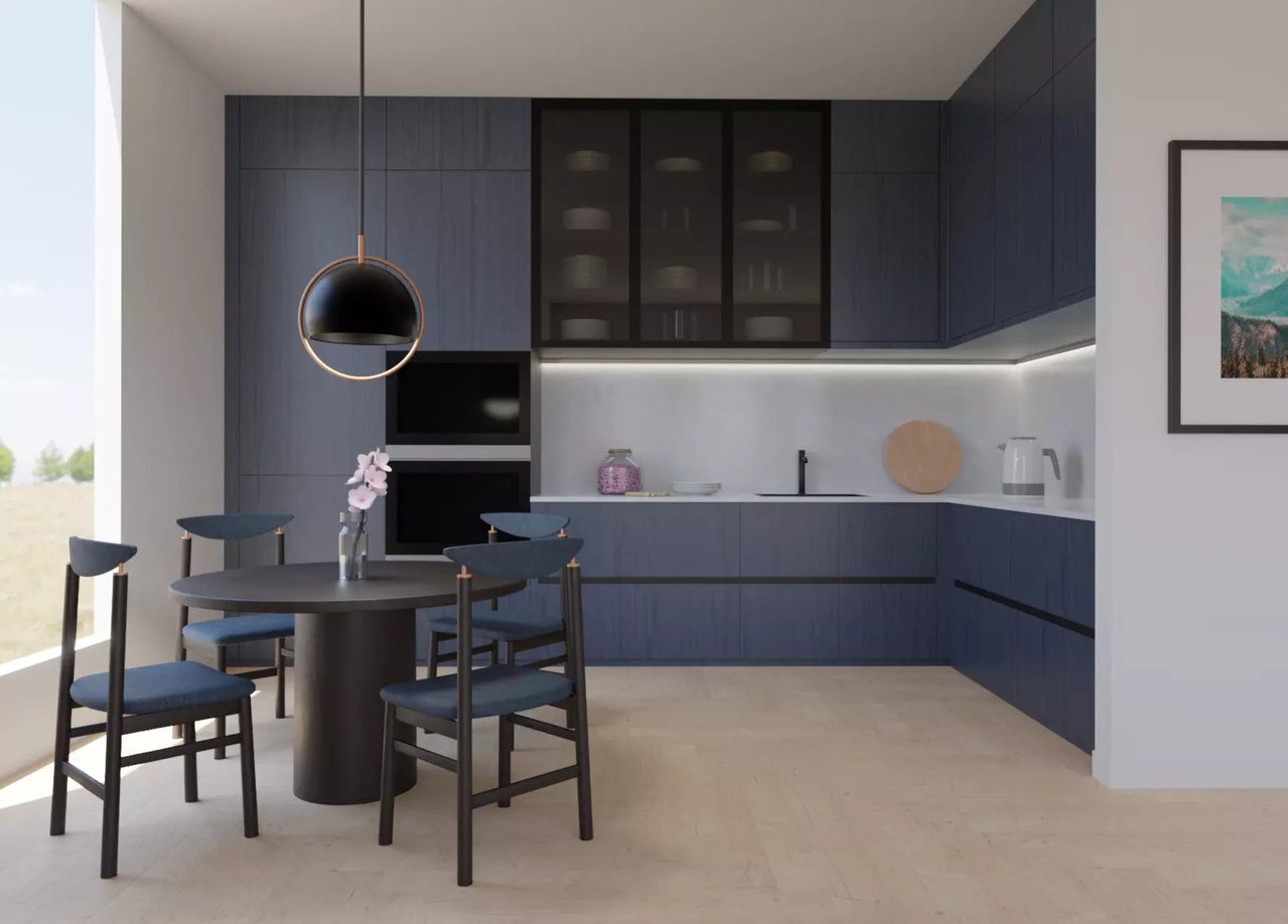 Media 1 for listing Modern Kitchen and Dining Room - Photorealistic ArchViz Interior