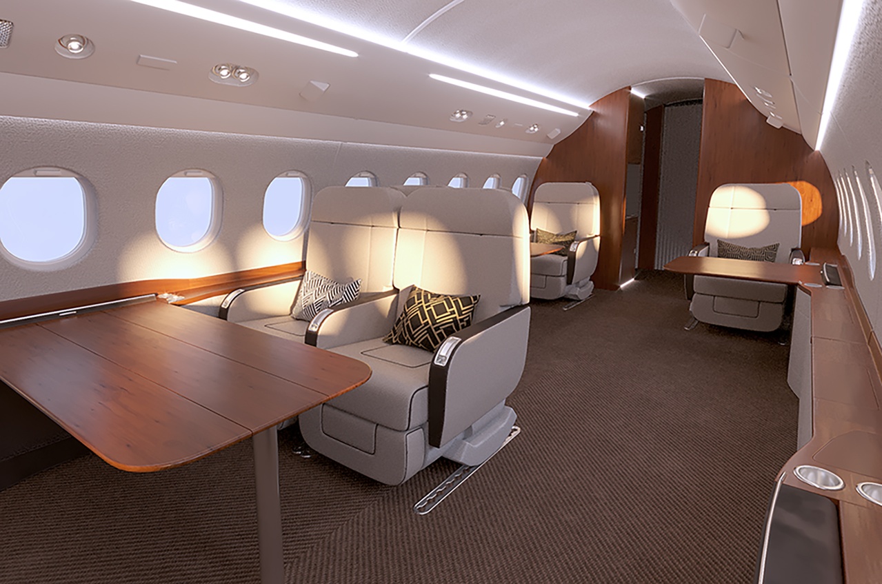 商品 Buisiness jet interior 01 的媒体 1