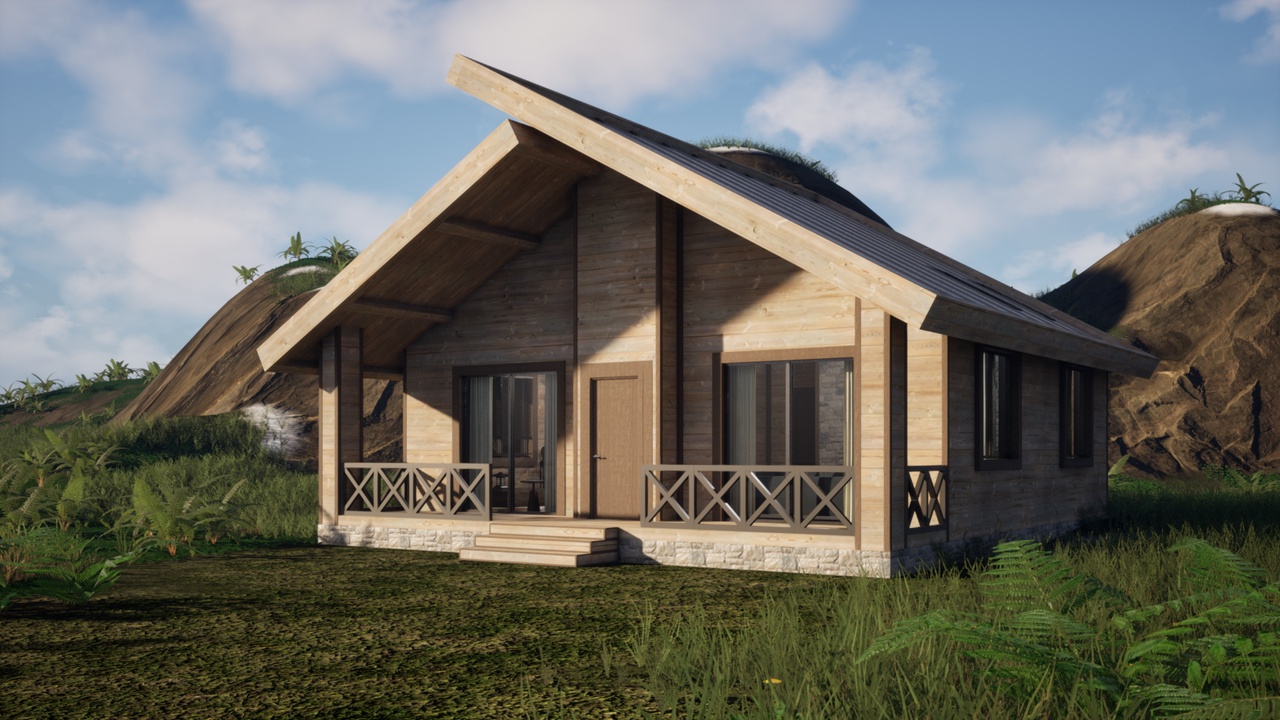 Media 1 for listing Wooden House Scene,Blueprint Doors,Fully Furnished Interior