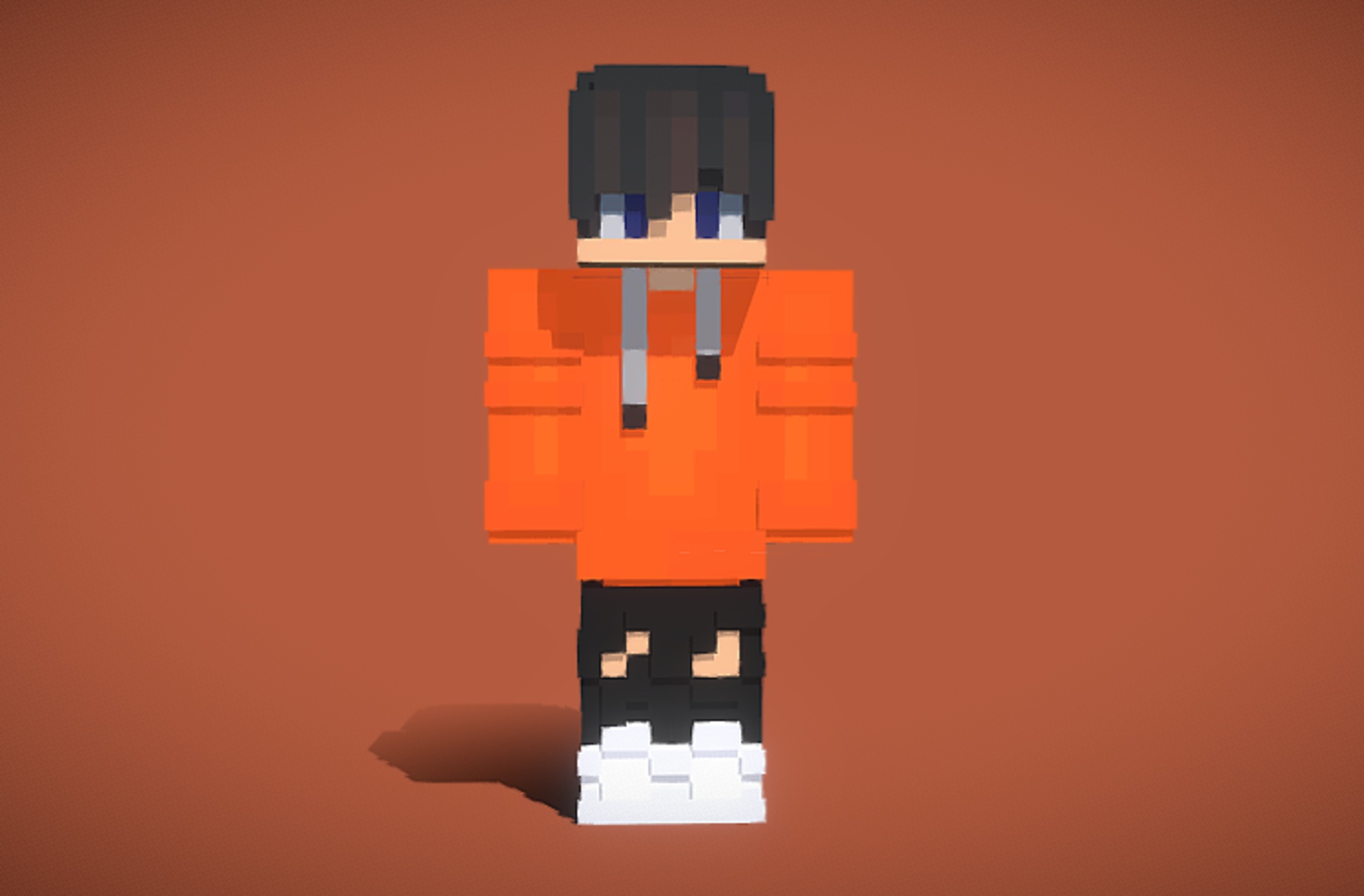 Media 1 for listing Stylized Voxel Modular Character – 6 Pieces 02