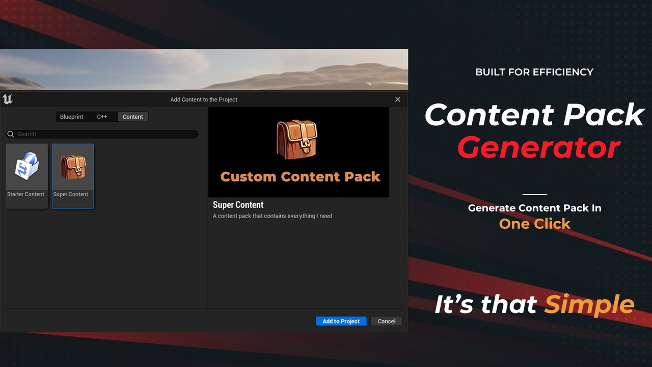 商品 Content Pack Generator 的媒体 1