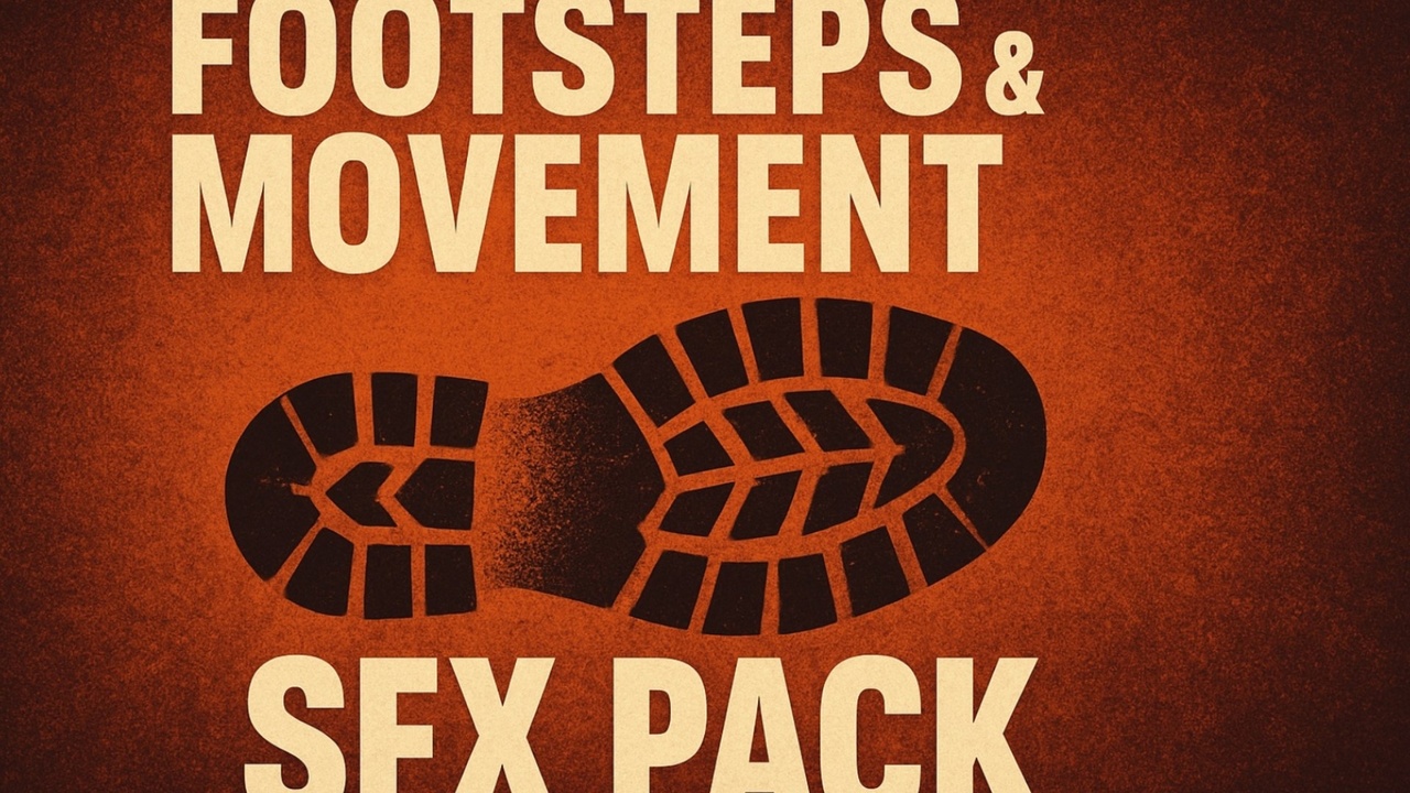 Media 1 for listing Footsteps & Movement SFX Pack