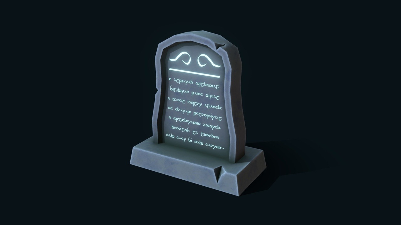 Media 1 for listing Stylized Grave Stone