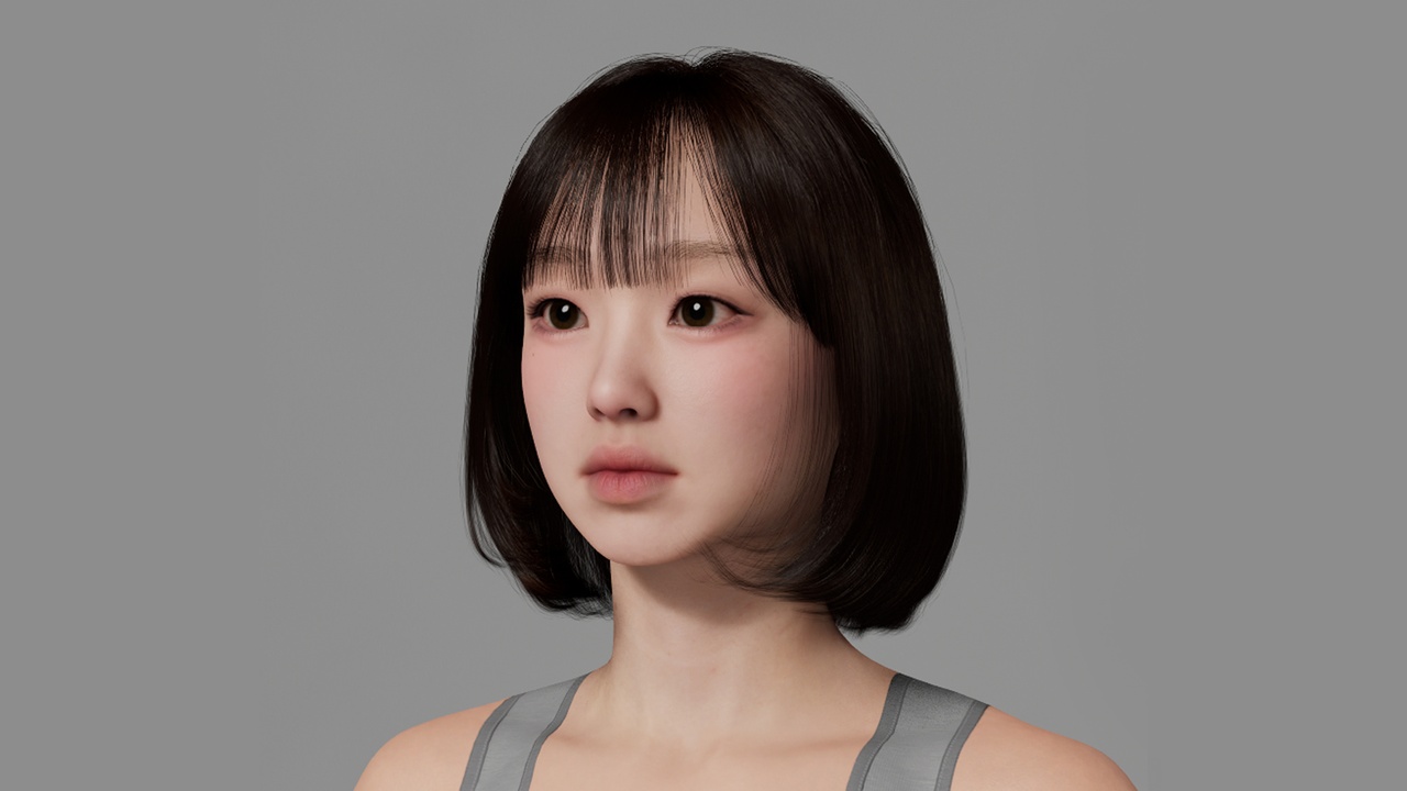 Media 1 for listing C-Shaped ShortCut With Bang  Metahuman Groom - Shorcut03
