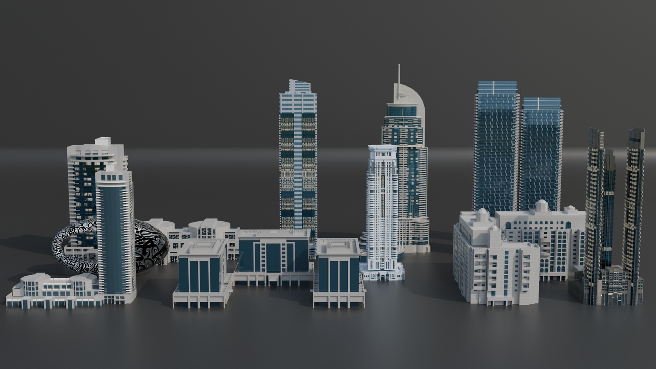 Media 1 for listing Dubai City 10 Skyscraper Pack - 2