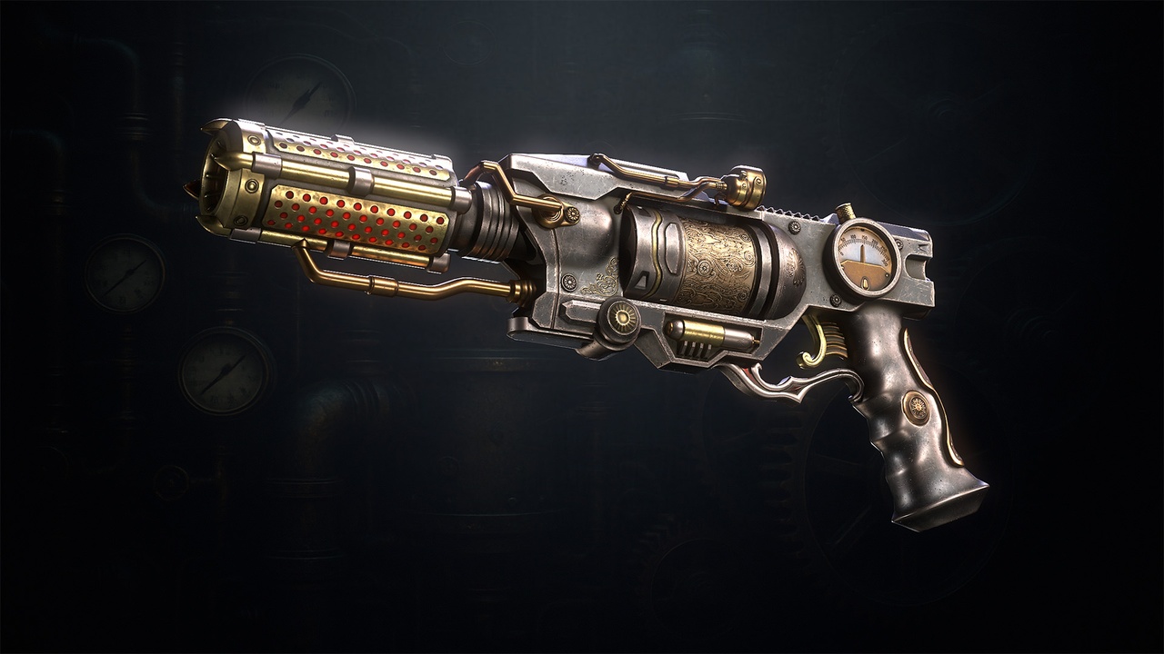 商品 Steampunk Revolver 的媒体 1
