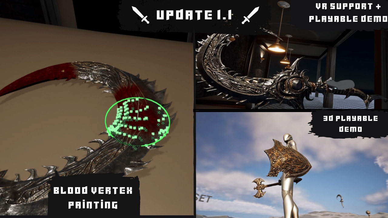 Media 1 for listing Dark Fantasy Weapons (Weapons, Weapon, Medieval Weapons, Fantasy Weapons, Bow)