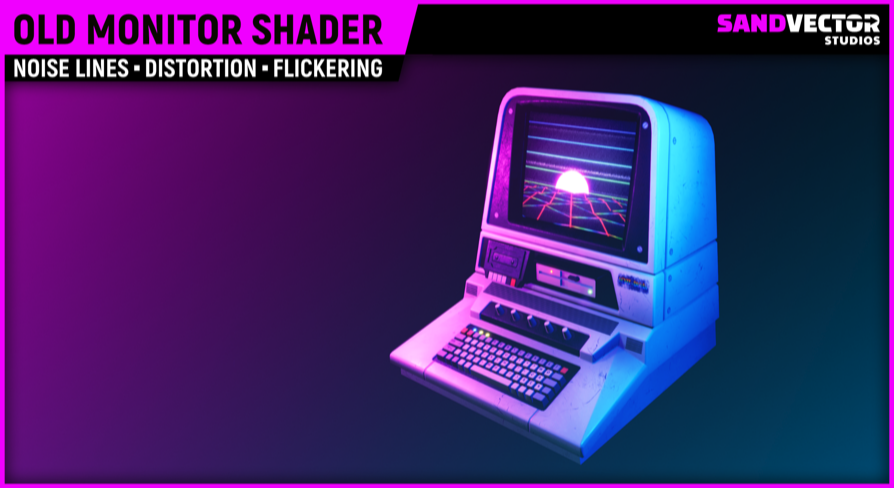 Computer Screen Shader Old Monitor Shader | Fab
