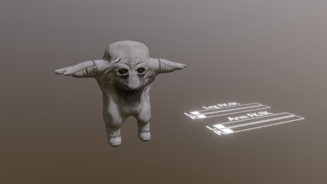 Media 1 for listing Bedsheet Creature