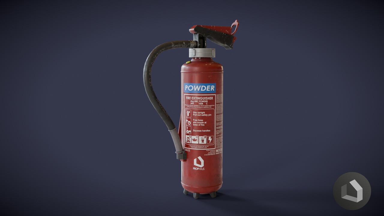 Media 1 for listing Fire Extinguisher | Equipment | Game Ready | PBR