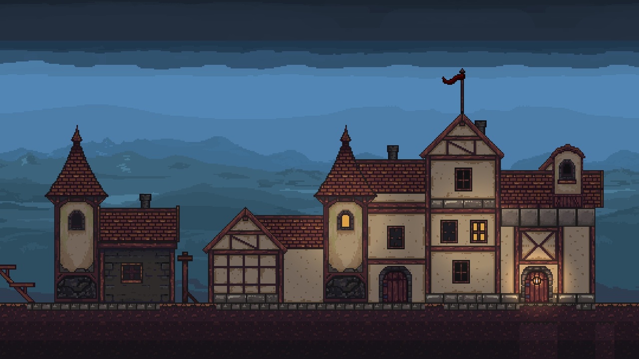 Media 1 for listing Fantastic Medieval Castle Pixel Art Set