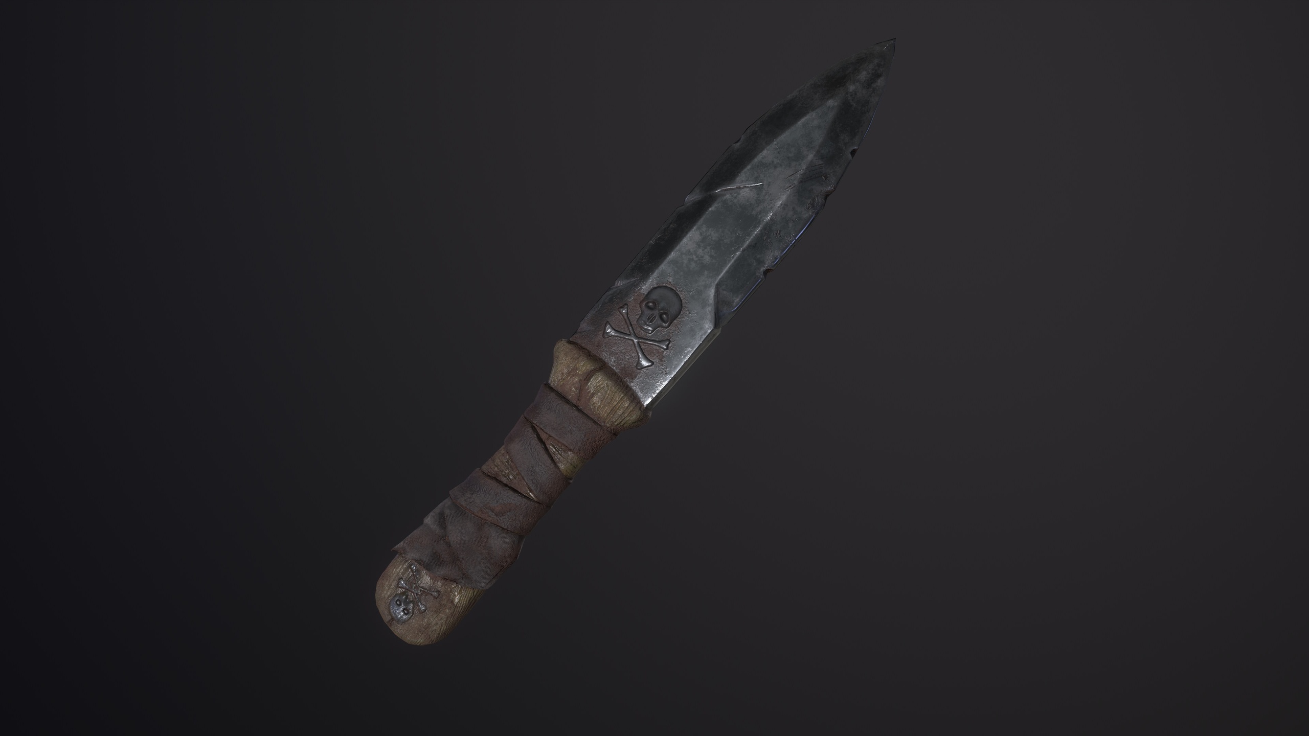 Media 1 for listing Stylized Tribal Dagger – Game Ready 3D Asset