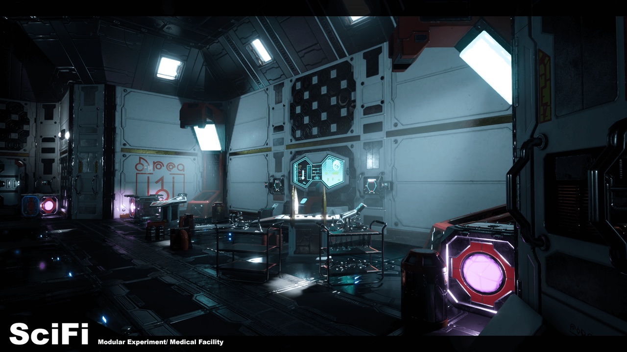Media 1 for listing Modular Scifi Experiment/ Medical Facility