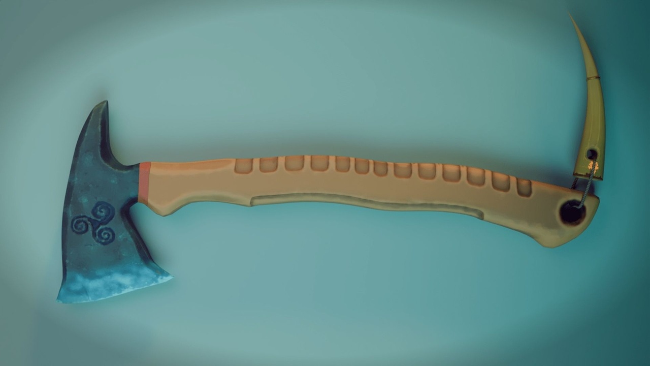 Media 1 for listing Stylized asset pack with a orc teeth pendant