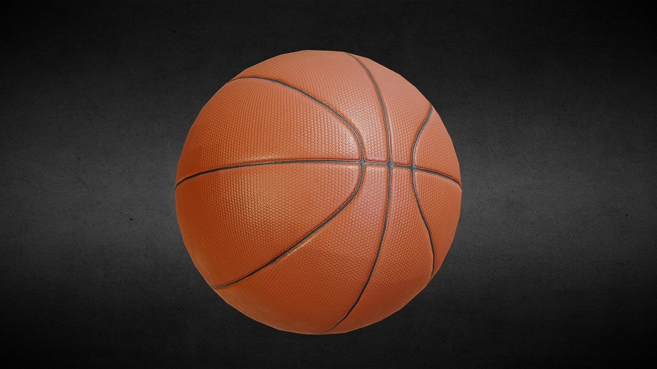 Media 1 for listing Game Ready PBR Basketball 3D Model