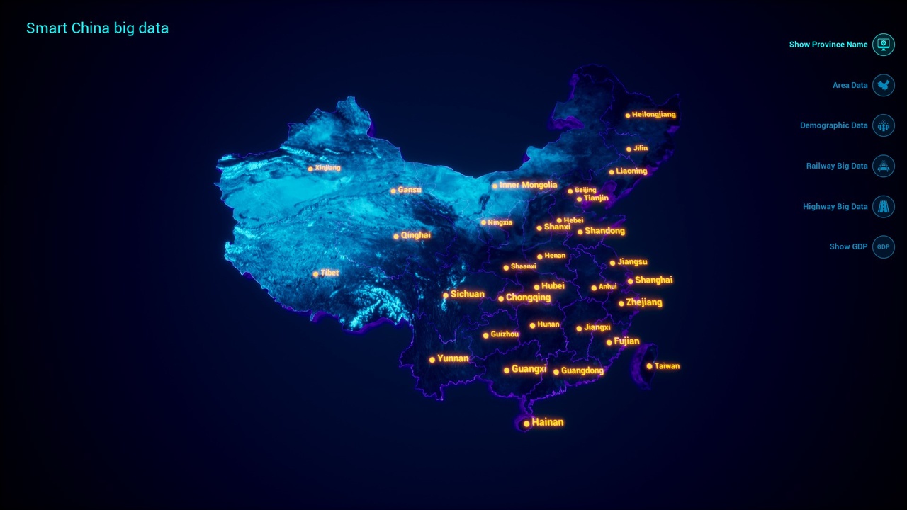 Media 1 for listing China Map Big Data
