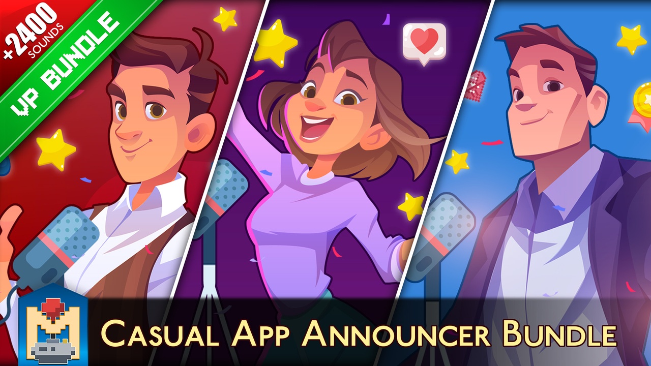Media 1 for listing Casual App Announcer Bundle