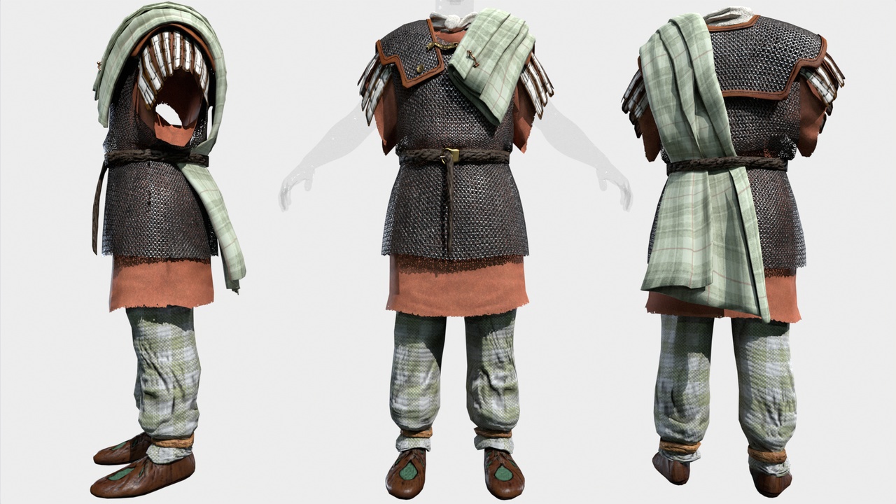 Media 1 for listing Gaul Warrior Outfit - Series II
