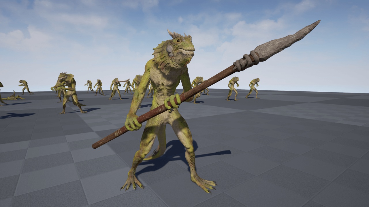 Media 1 for listing Lizard Warrior