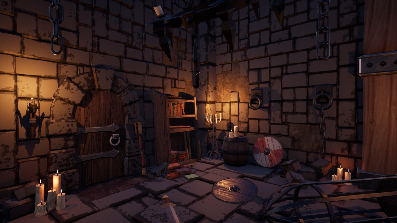 Media 1 for listing Medieval Stylized Dungeon Pack