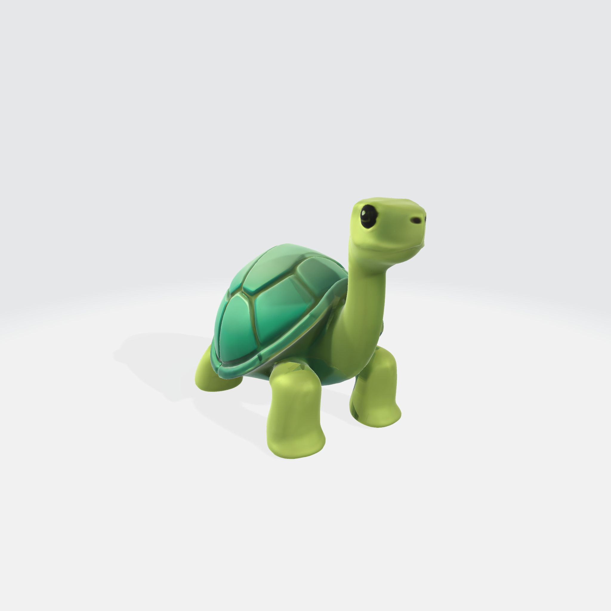 Cartoon Turtle 3D Model – Stylized Animal Character | Fab