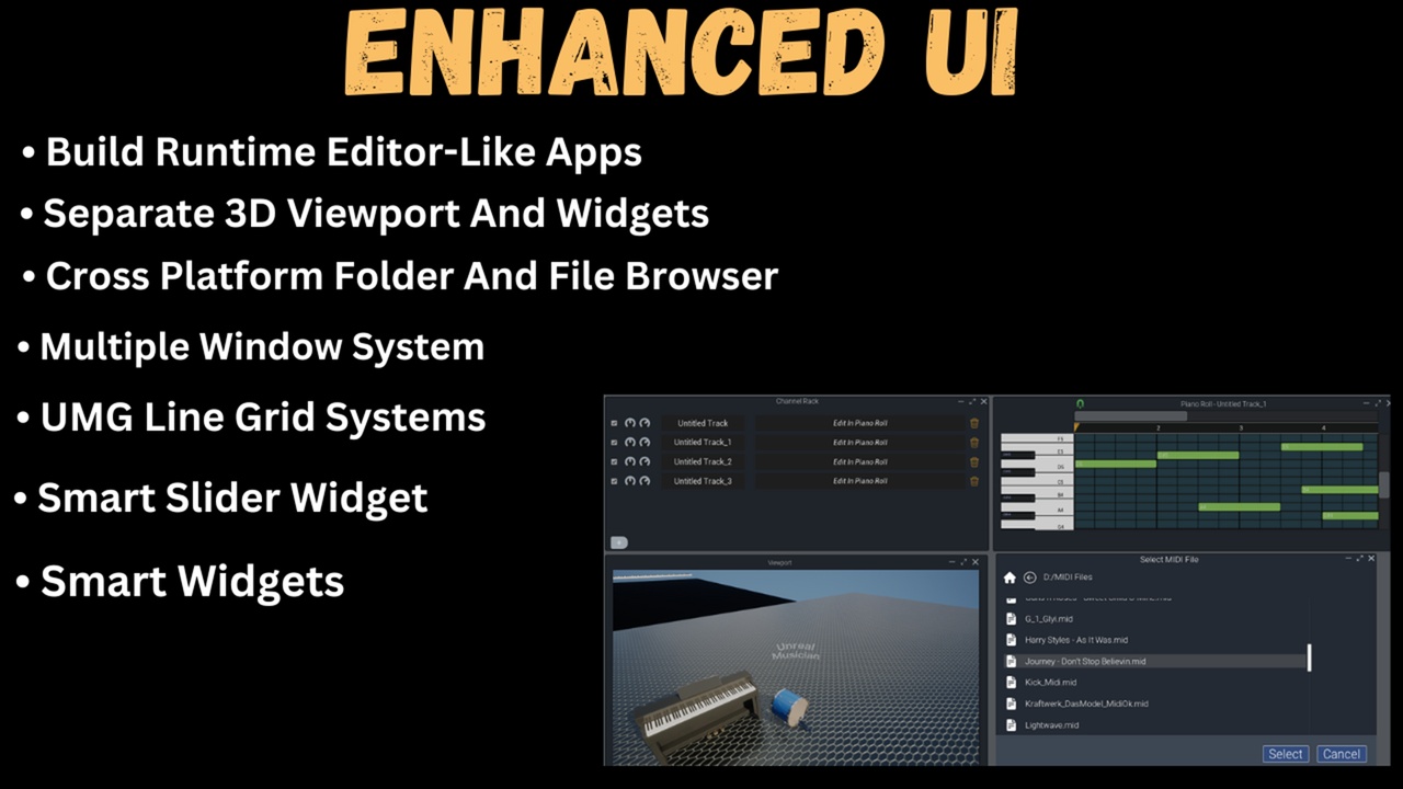 Enhanced UI : User Interface Framework | Fab