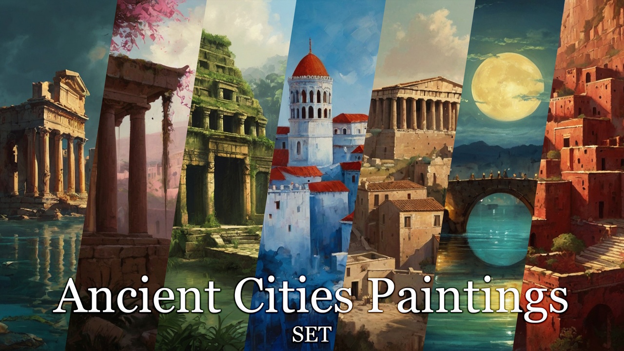 Media 1 for listing Ancient Cities Paintings