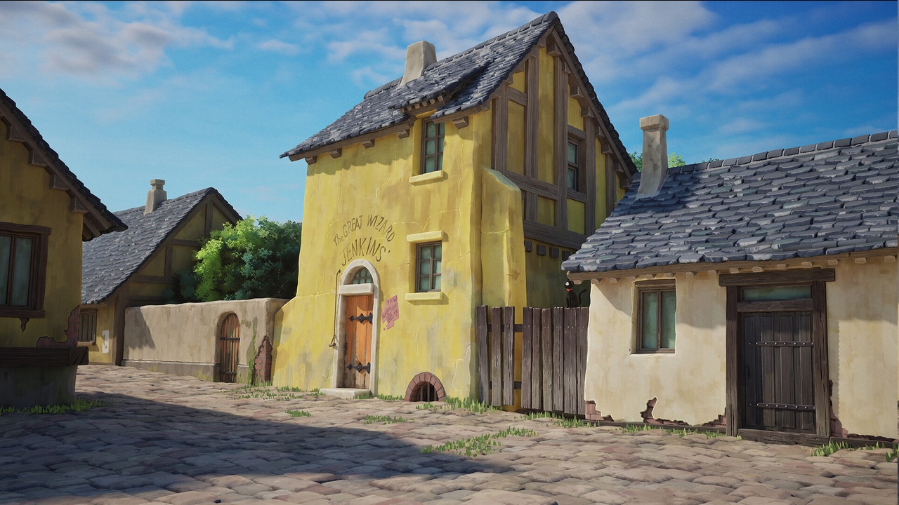 Media 1 for listing Charming Wizard's House - Stylized Street Scene