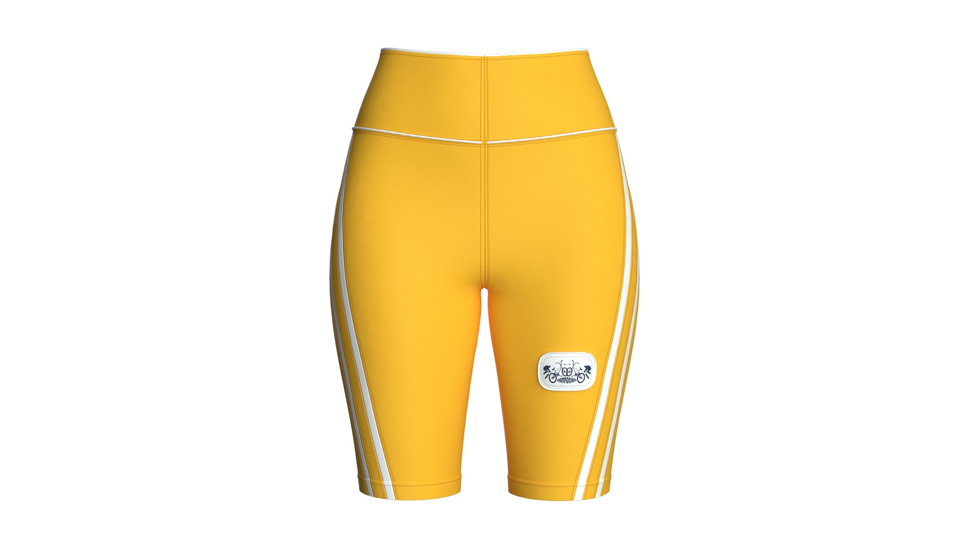 Media 1 for listing Girls High - Waisted Cycling Shorts | High Poly